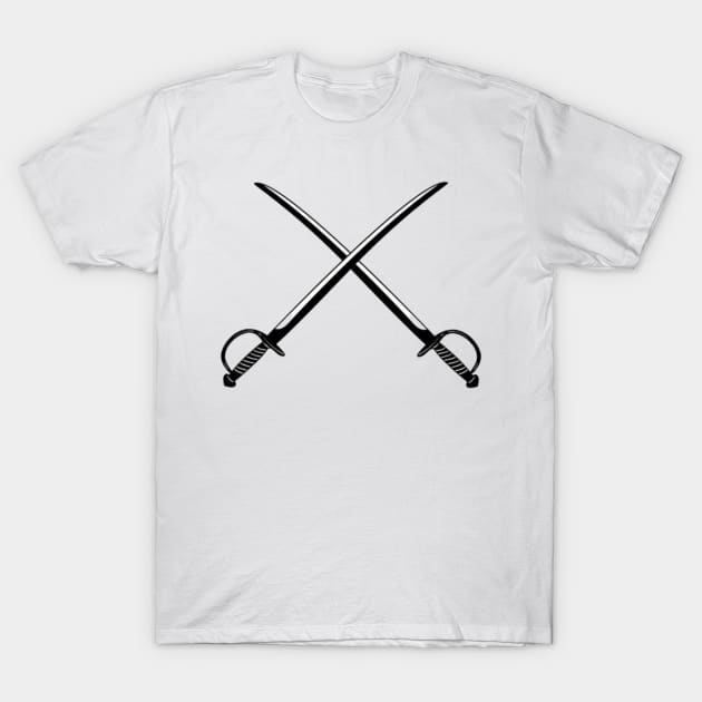 crossing swords T-Shirt by josielyn00